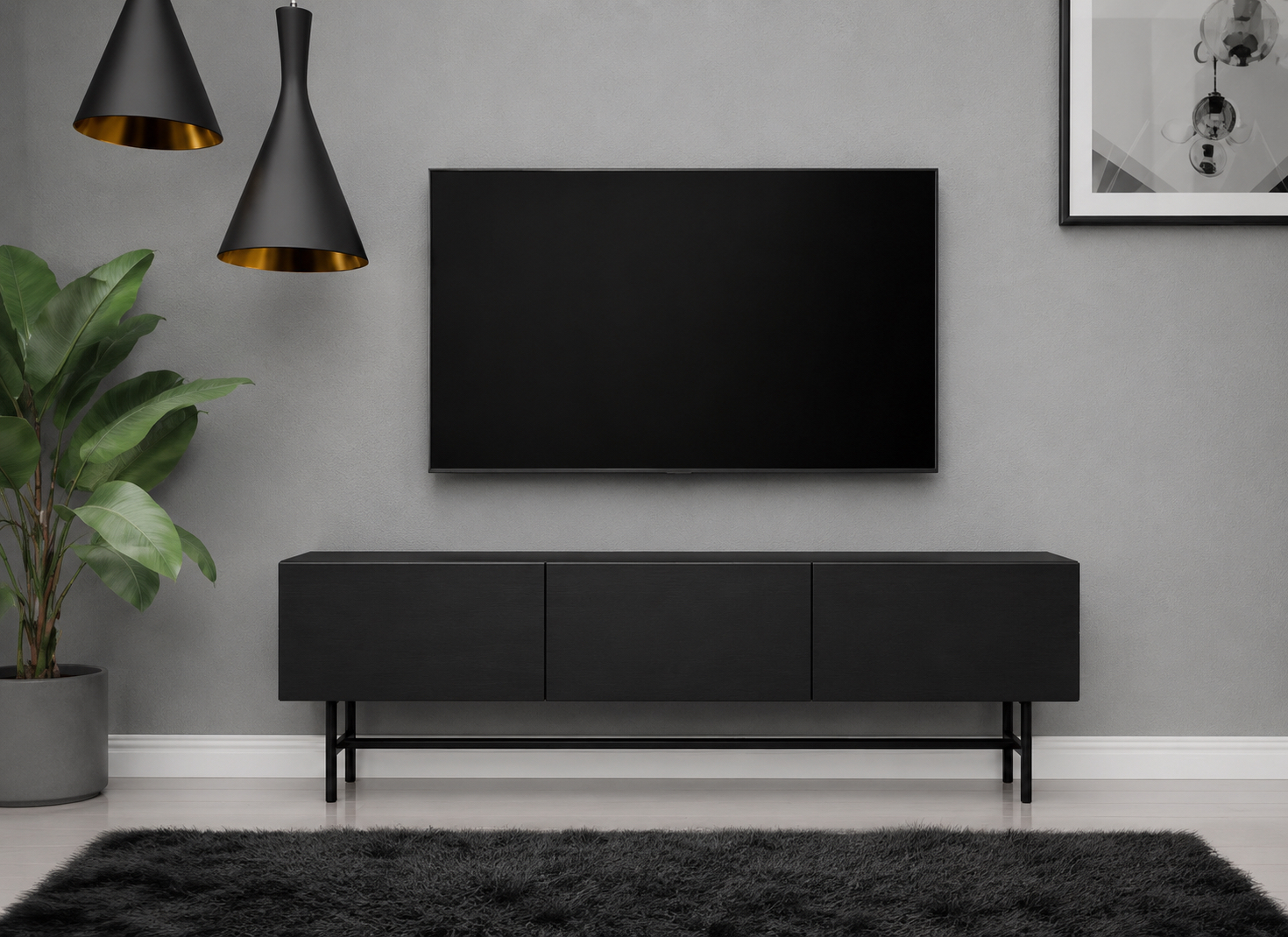 Έπιπλο Τηλεόρασης 4000 Felix, 50 x 138 x 29,5 εκ., All4home